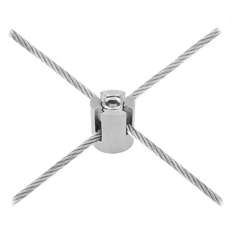 316 Stainless Steel Garden Wire Rope Cross Fixed Clip My Store