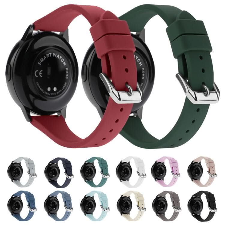 Universal T-buckle Silicone Watch Band