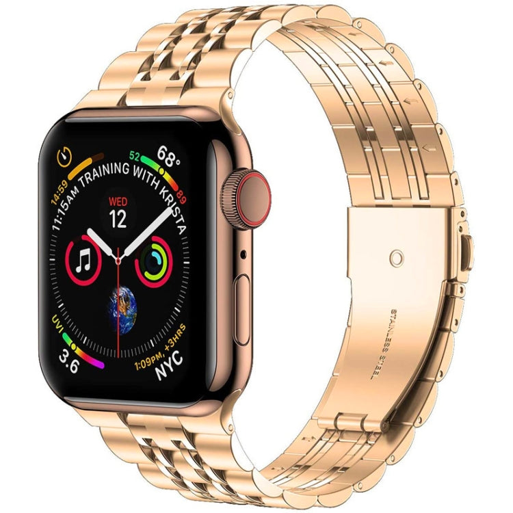 Seven-bead Ultra-thin Stainless Steel Watch Band For Apple Watch Series