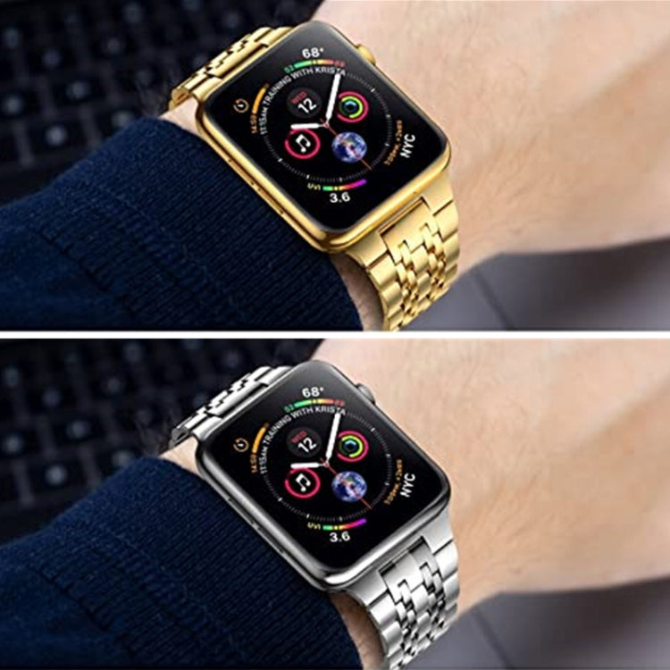 Seven-bead Ultra-thin Stainless Steel Watch Band For Apple Watch Series