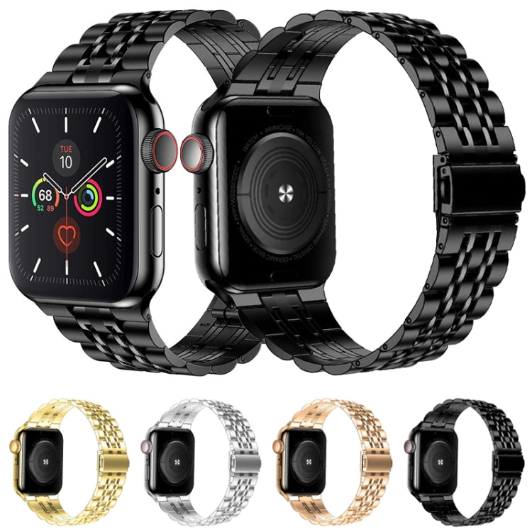 Seven-bead Ultra-thin Stainless Steel Watch Band For Apple Watch Series