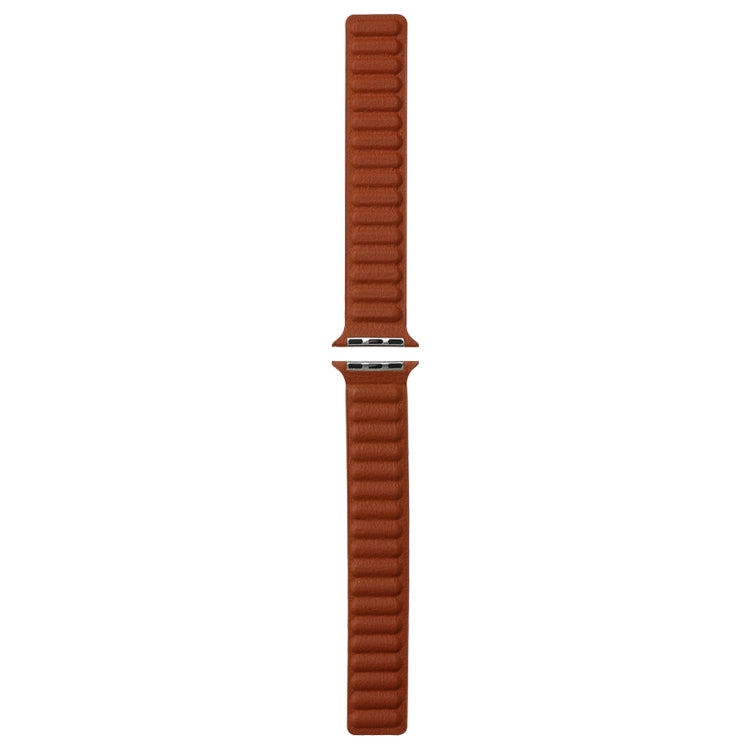 Magnetic Two-color Loop Slim Leather Watch Band For Apple Watch Series, Series 1