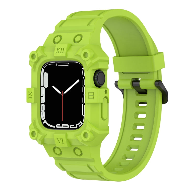 Integrated Silicone Watch Band For Apple Watch Series