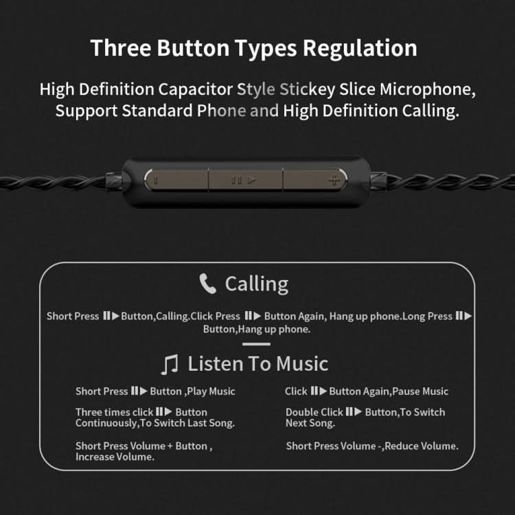 CVJ Mirror Hybrid Technology HiFi Music Wired Earphone