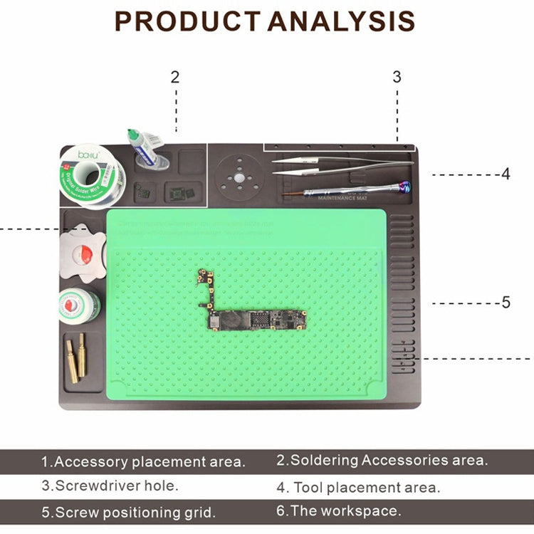 BAKU BA-696 2 in 1 Microscope Maintenance Insulation Pad