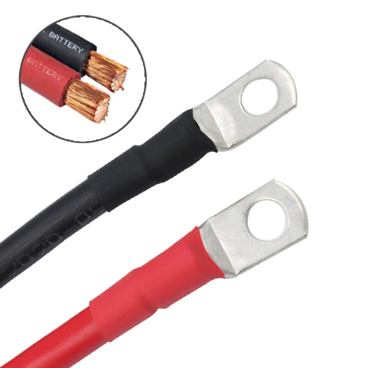 Car 50cm Red + Black Pure Copper Battery Inverter Cable