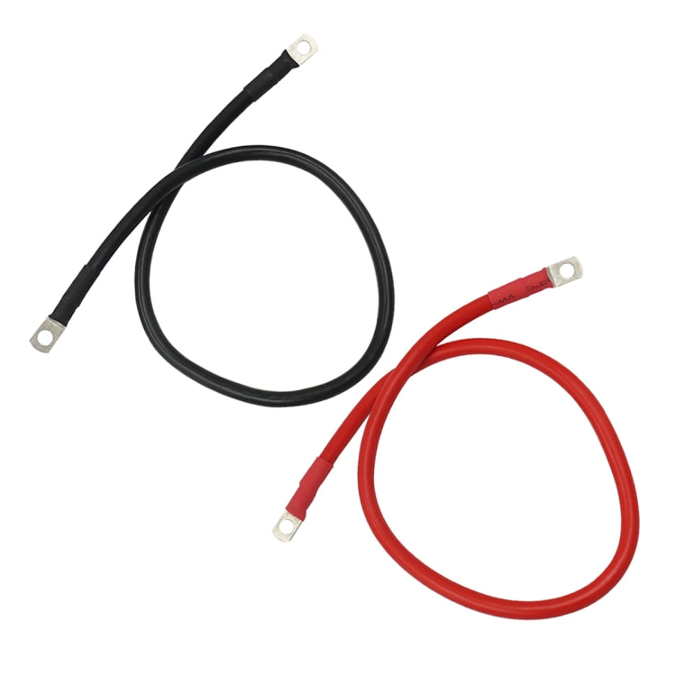 Car 50cm Red + Black Pure Copper Battery Inverter Cable