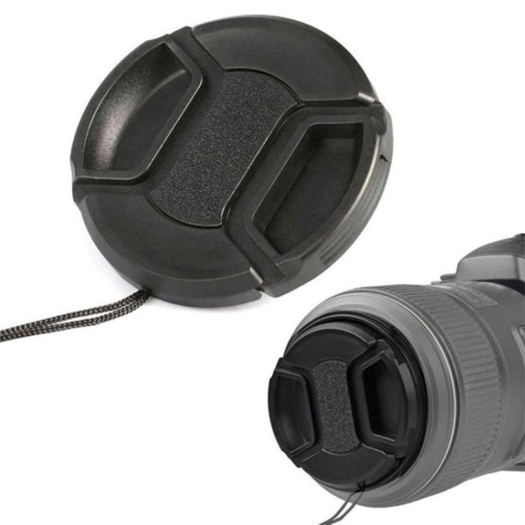 77mm Center Pinch Camera Lens Cap for Canon