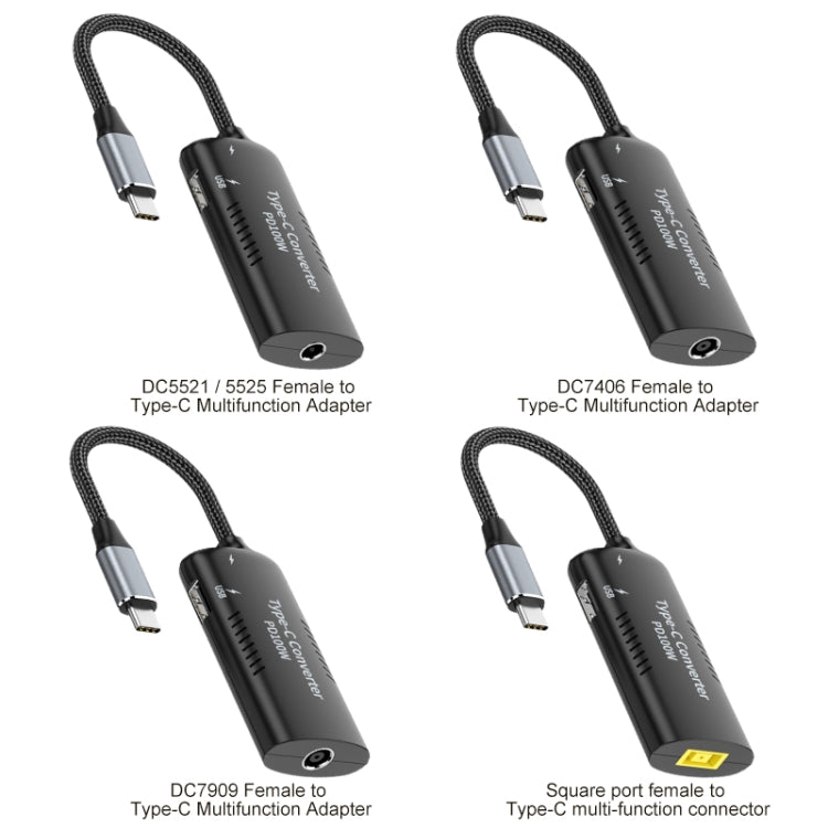 '+ Type-C + USB Female to Type-C Multifunction Apapter