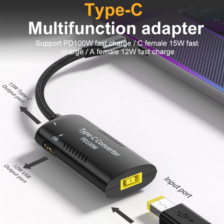 '+ Type-C + USB Female to Type-C Multifunction Apapter