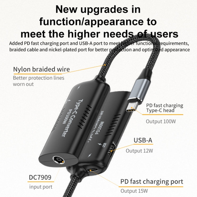 '+ Type-C + USB Female to Type-C Multifunction Apapter