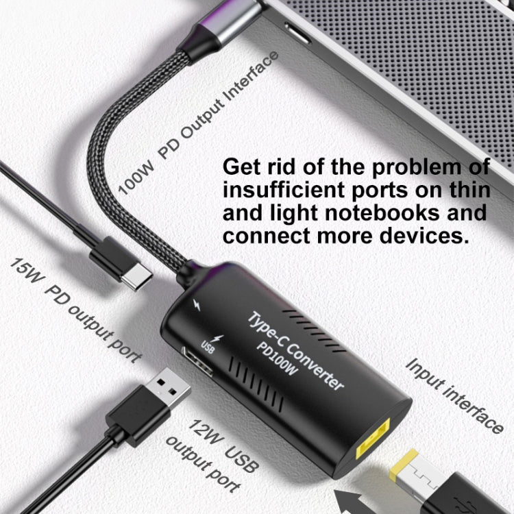 '+ Type-C + USB Female to Type-C Multifunction Apapter