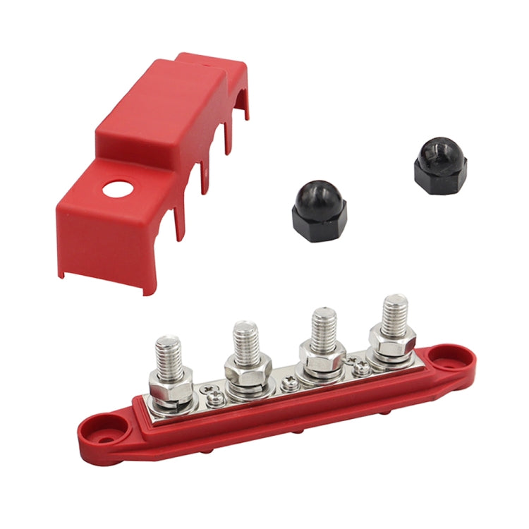 RV Ship High Current Power Distribution Terminal Block with Cover