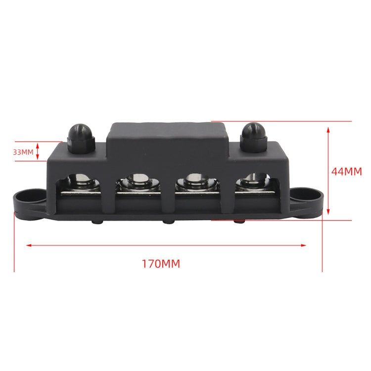 RV Ship High Current Power Distribution Terminal Block with Accessories