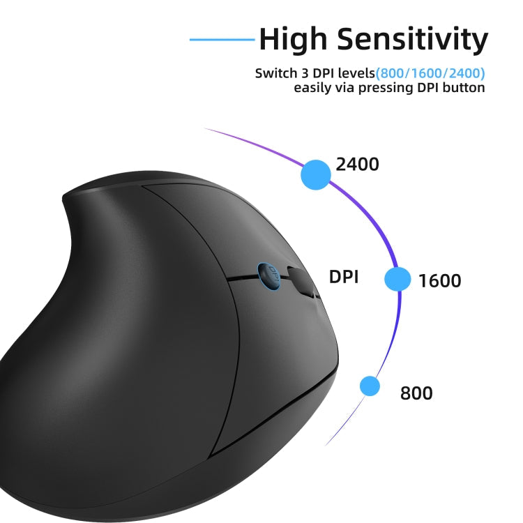 X10 2.4G Wireless Vertical Ergonomic Gaming Mouse My Store