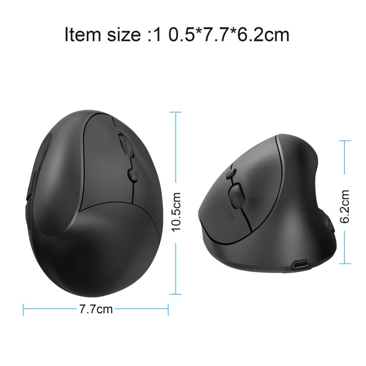 X10 2.4G Wireless Rechargeable Vertical Ergonomic Gaming Mouse My Store