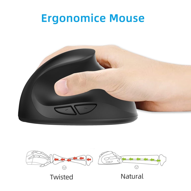 X10 2.4G Wireless Rechargeable Vertical Ergonomic Gaming Mouse