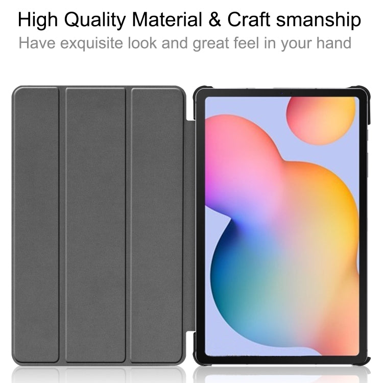 Colored Drawing Horizontal Flip Leather Case, with Three-folding Holder My Store