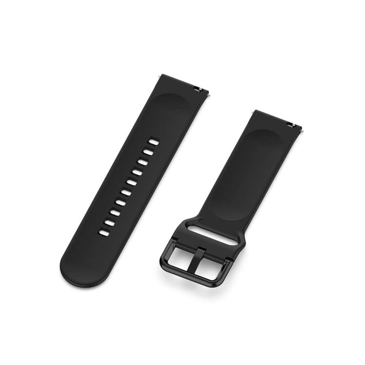 For Amazfit GTS4 Mini Solid Color Soft Silicone Watch Band