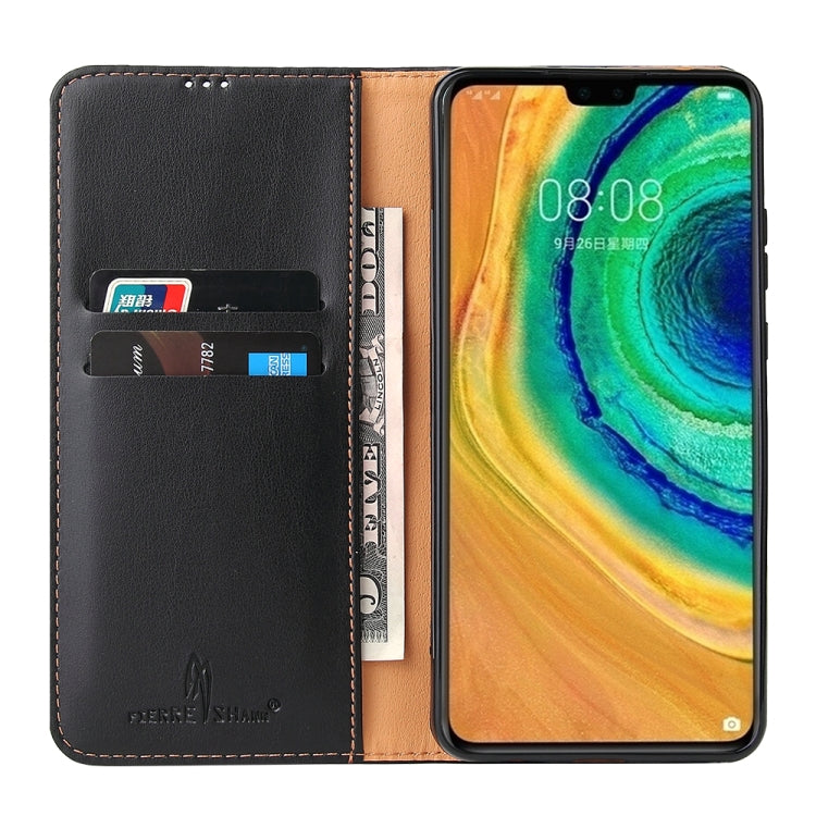 Fierre Shann PU Genuine Leather Texture Horizontal Flip Leather Case with Holder & Card Slots & Wallet, Series 1