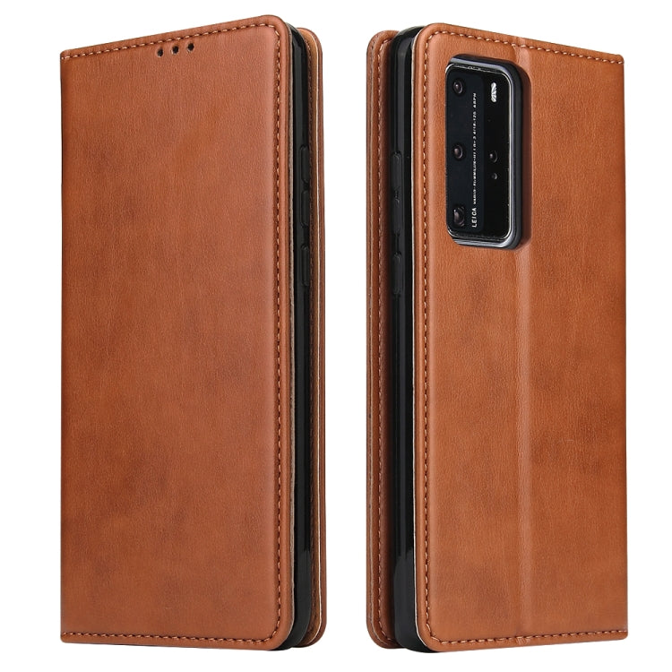 Fierre Shann PU Genuine Leather Texture Horizontal Flip Leather Case with Holder & Card Slots & Wallet, Series 1