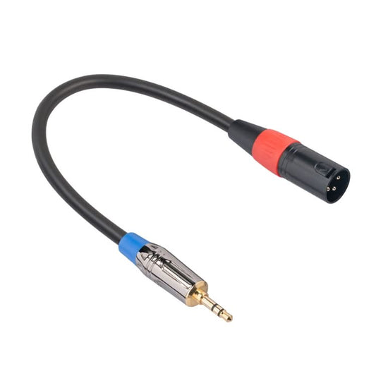 TC194BUXK108-03 3.5mm TRS Male to XLR 3pin Male Microphone Audio Cable, Length: 30cm My Store