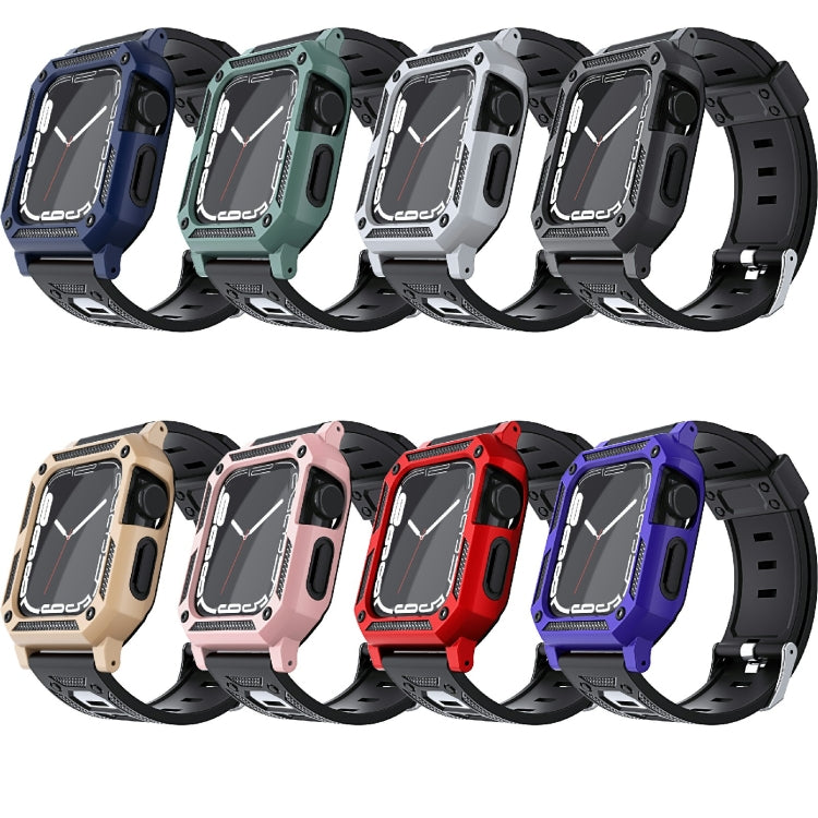 Military Silicone Watch Band + Watch Case Set