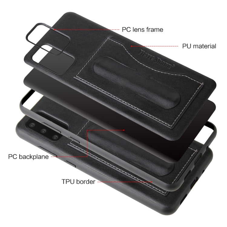 Fierre Shann Full Coverage PU Leather Protective Case with Holder & Card Slot My Store