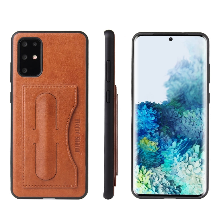 Fierre Shann Full Coverage PU Leather Protective Case with Holder & Card Slot My Store