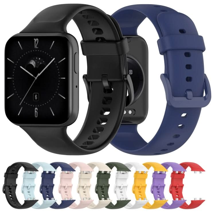 Solid Color Soft Silicone Watch Band