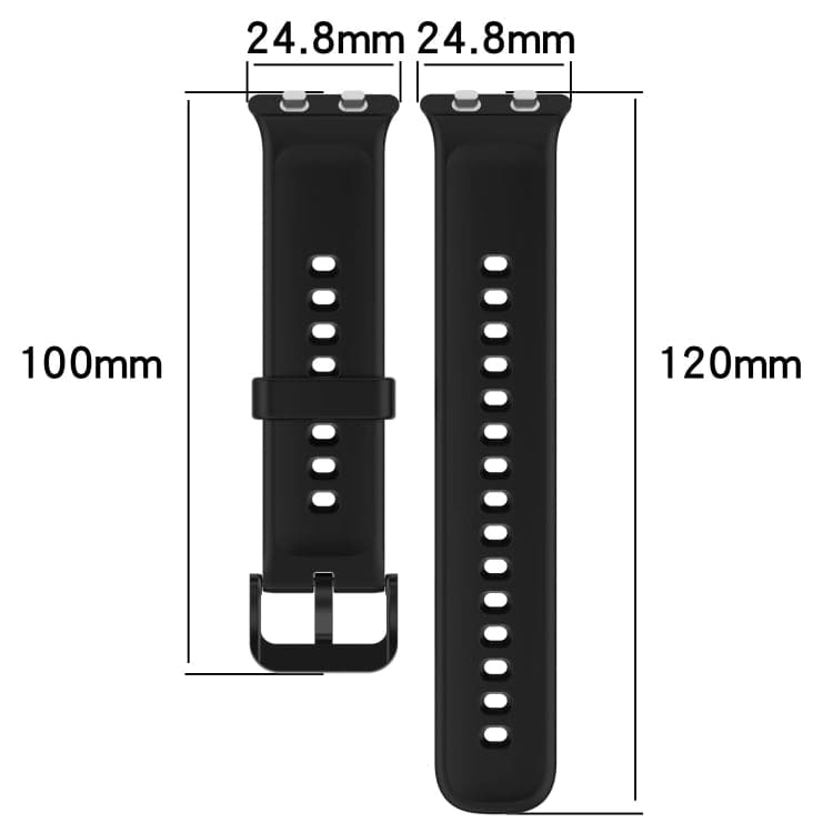 Solid Color Soft Silicone Watch Band