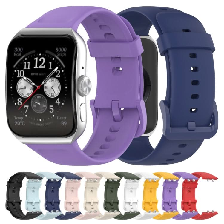 Solid Color Soft Silicone Watch Band