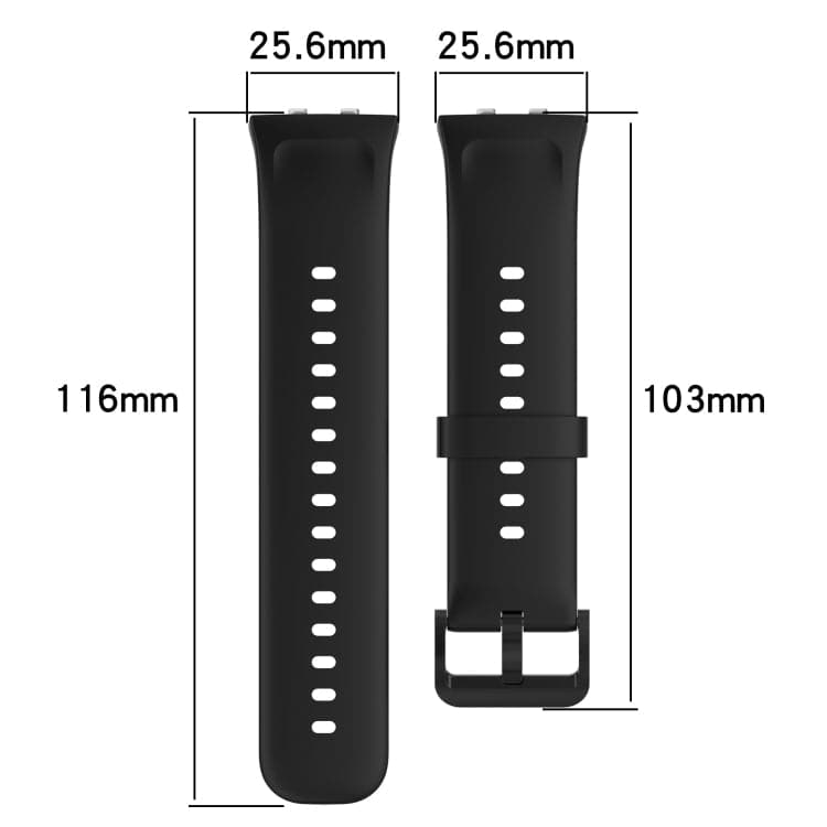 Solid Color Soft Silicone Watch Band