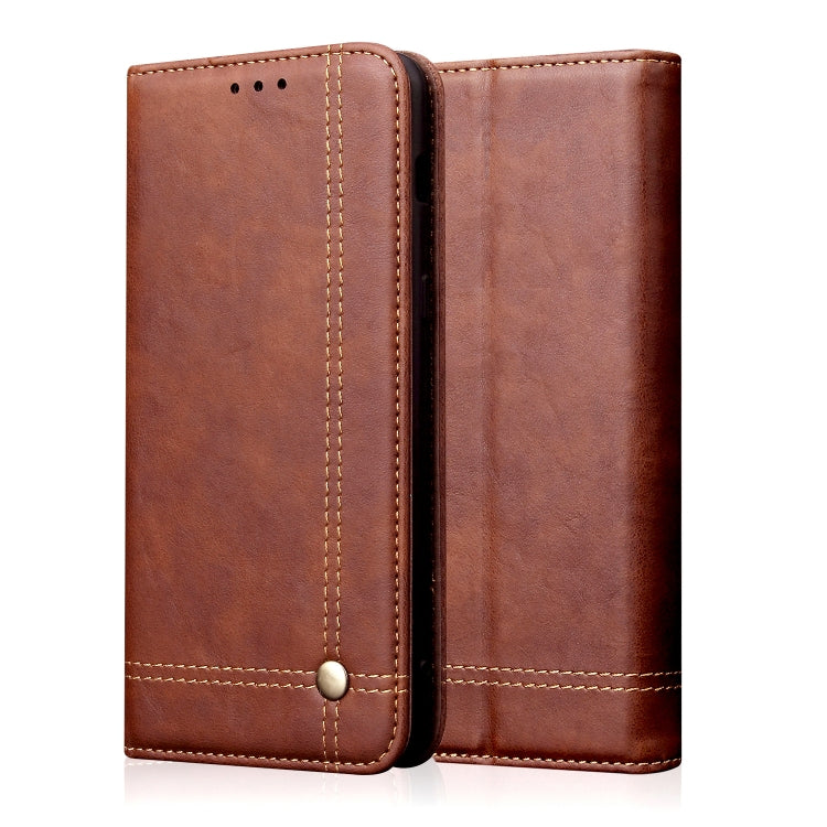 Retro Crazy Horse Texture Horizontal Flip Leather Case , with Card Slots & Holder & Wallet My Store