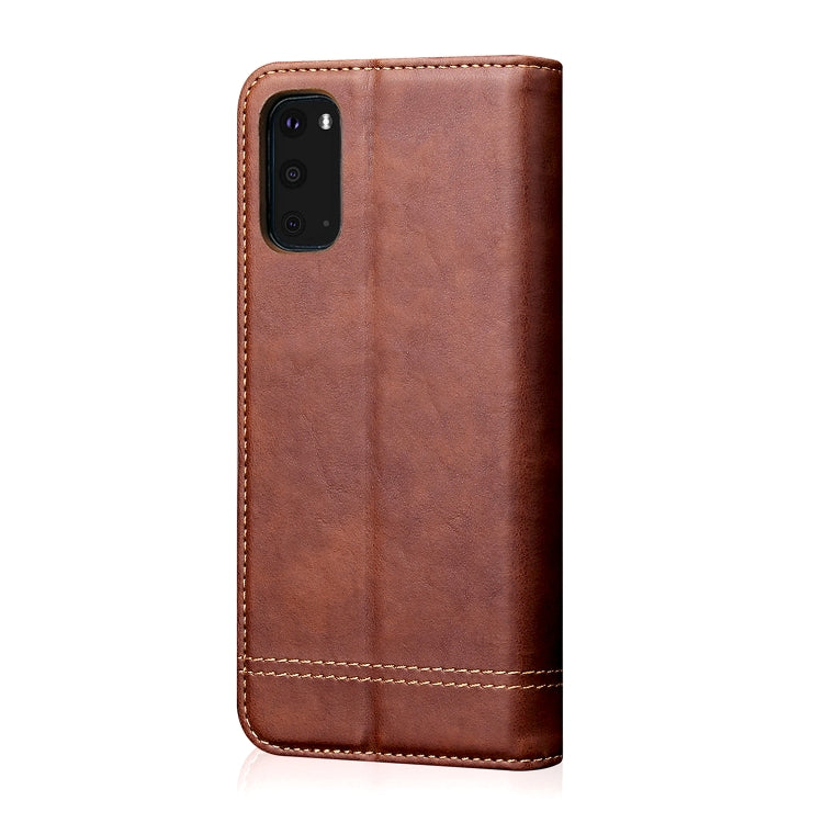 Retro Crazy Horse Texture Horizontal Flip Leather Case , with Card Slots & Holder & Wallet My Store