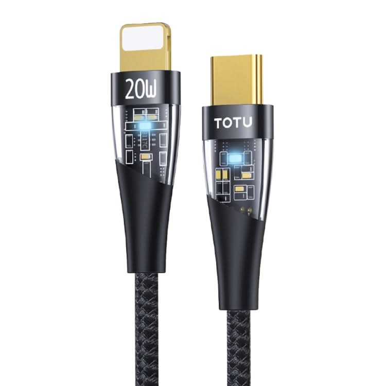 TOTU BPD-011 Ming Series PD 20W Type-C to 8 Pin Fast Charging Data Cable