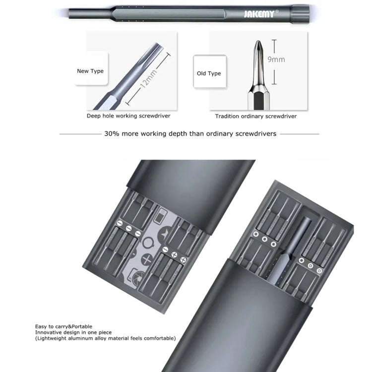 JAKEMY JM-8169 49 in 1 Professional Precision Pocket Portable DIY  Magnetic Screwdriver My Store