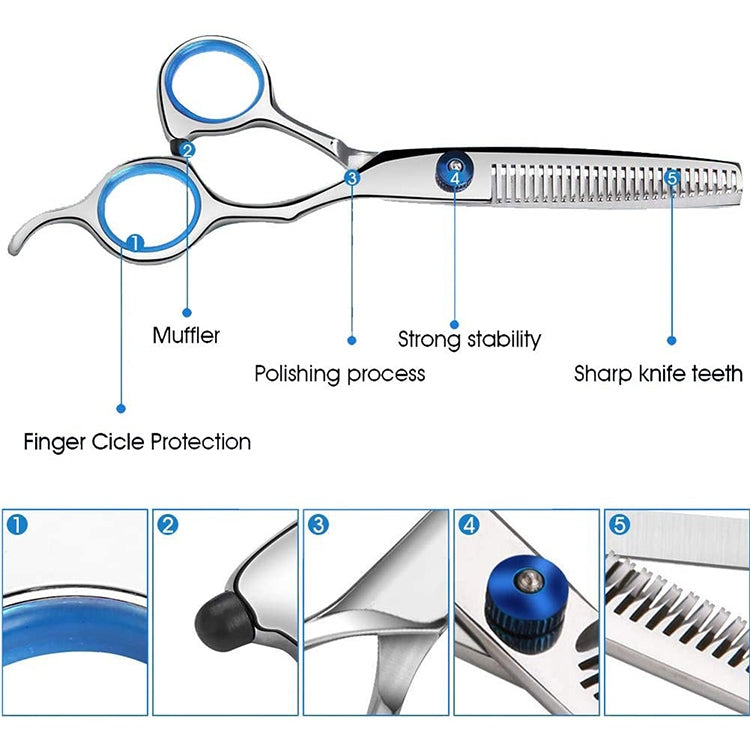 Professional Hair Cutting Thinning Scissor Hairdressing Flat Shear Scissors Kit My Store