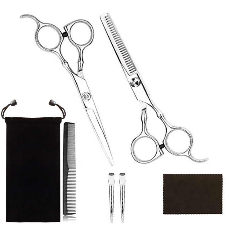 Professional Hair Cutting Thinning Scissor Hairdressing Flat Shear Scissors Kit