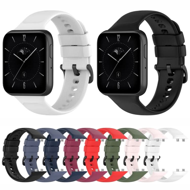 Solid Color Soft Silicone Watch Band