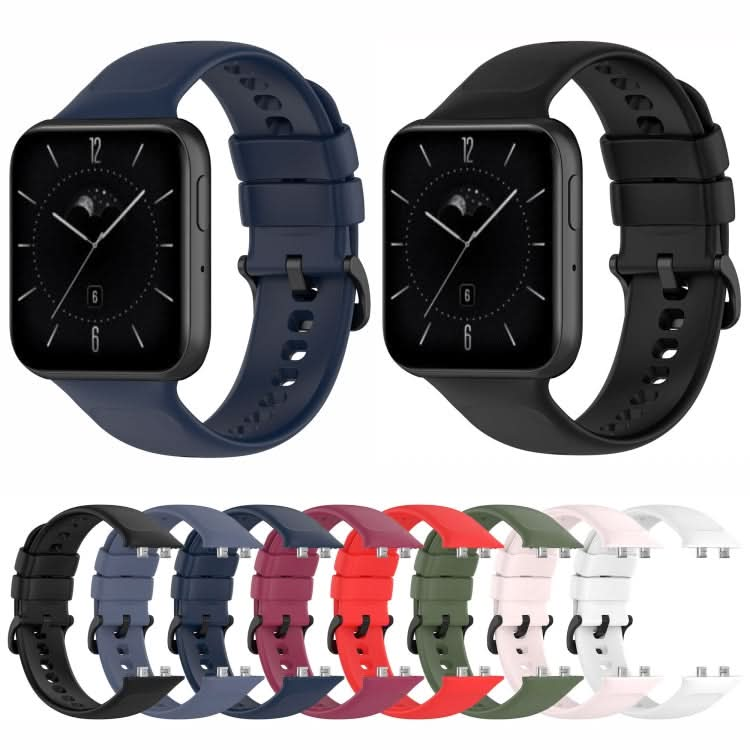 Solid Color Soft Silicone Watch Band