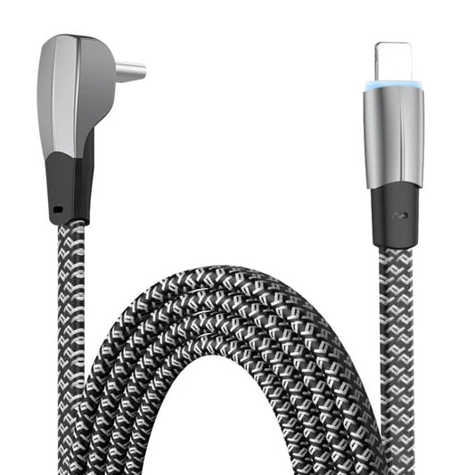 3A USB-C/Type-C to 8 Pin Elbow Fast Charge Data Cable