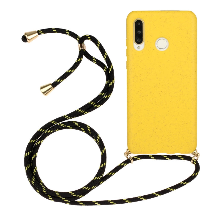 Wheat Straw Material + TPU Protective Case with Lanyard, Series 1