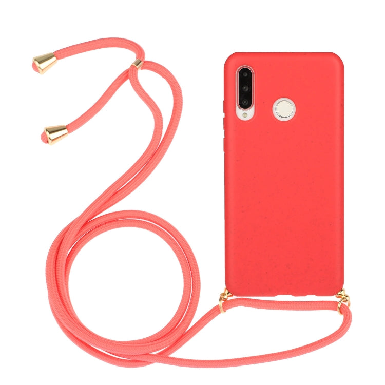 Wheat Straw Material + TPU Protective Case with Lanyard, Series 1