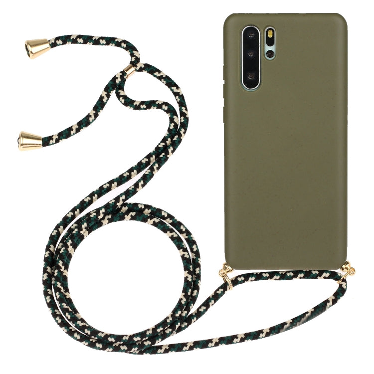 Wheat Straw Material + TPU Protective Case with Lanyard, Series 1