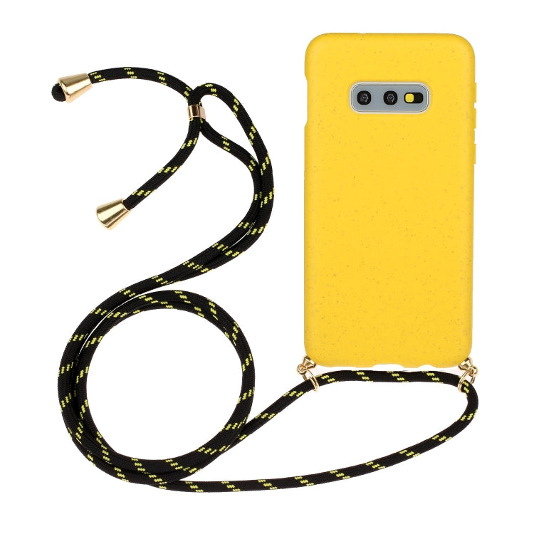 Wheat Straw Material + TPU Protective Case with Lanyard, Series 1