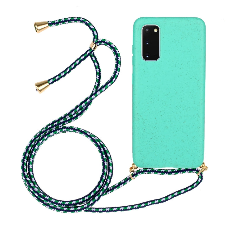 Wheat Straw Material + TPU Protective Case with Lanyard, Series 2