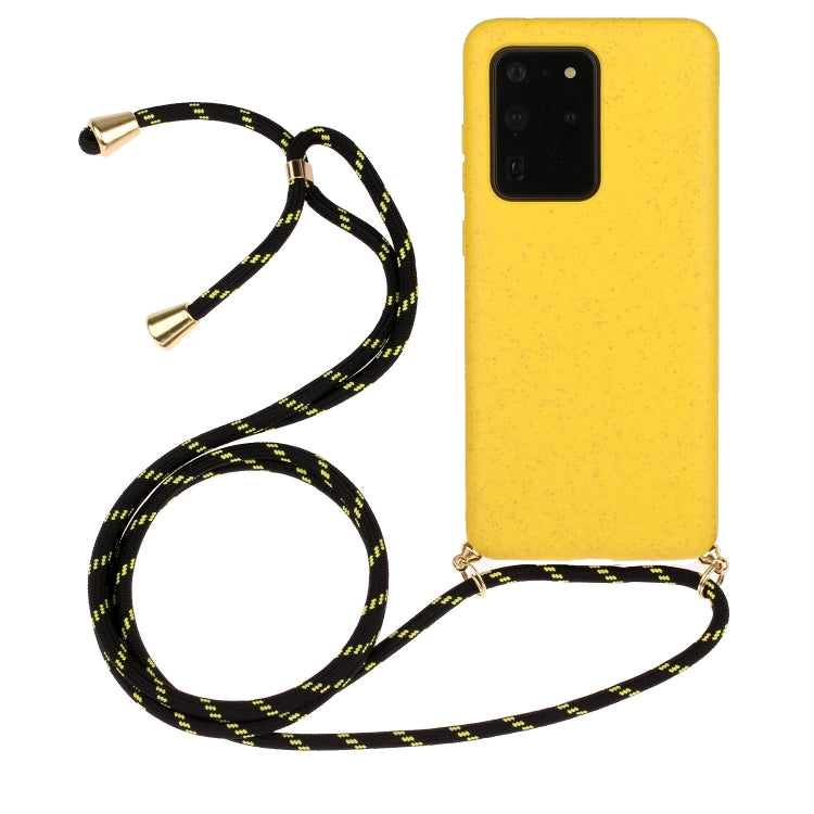 Wheat Straw Material + TPU Protective Case with Lanyard, Series 2