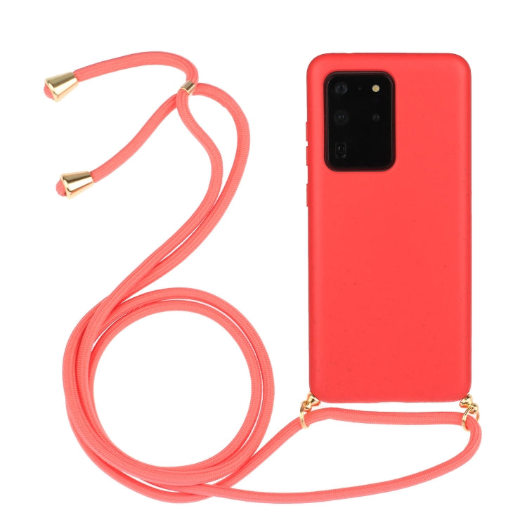 Wheat Straw Material + TPU Protective Case with Lanyard, Series 2