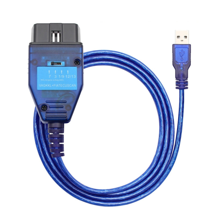 USB Cable KKL FT232RQ ABS Engine Gearbox EPS Car Auto Scanner Scan Tool for Fiat Ecuscan ÎҵÄÉ̵ê